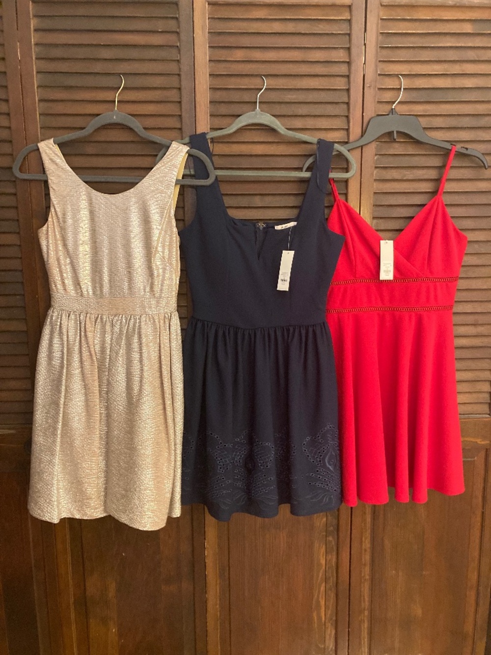 Size XS,S, M Name Brand Homecoming dresses, two WITH TAGS